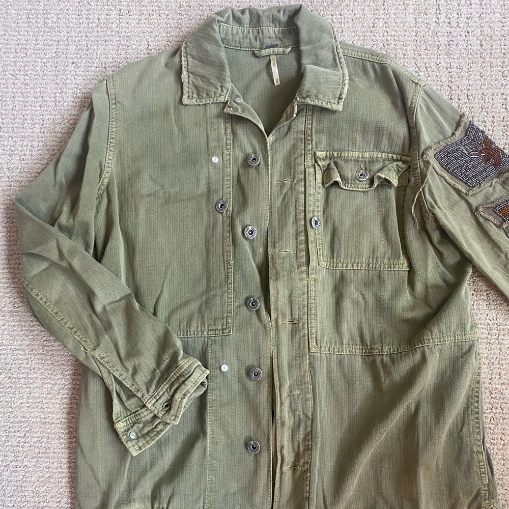 Free people army jacket